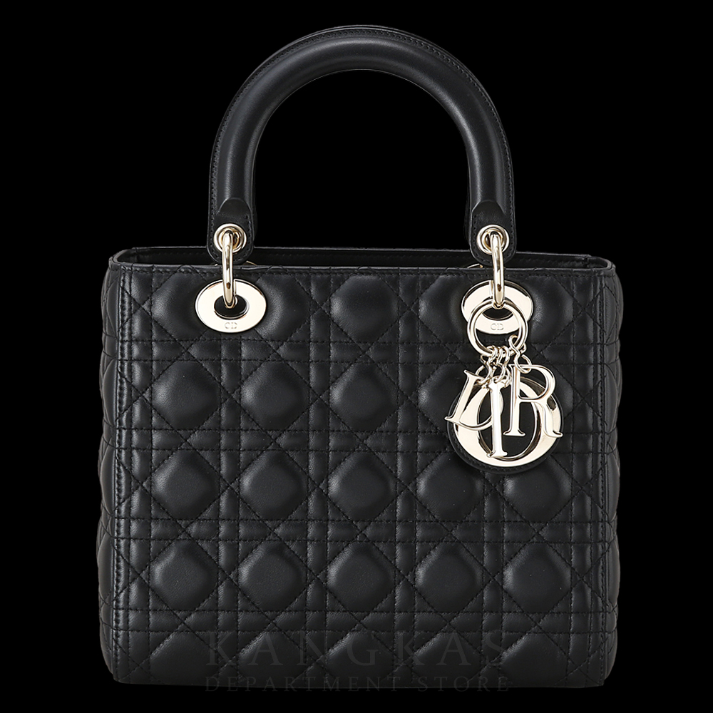 CHRISTIAN DIOR(USED)크리스찬디올 램스킨 레이디디올 미듐